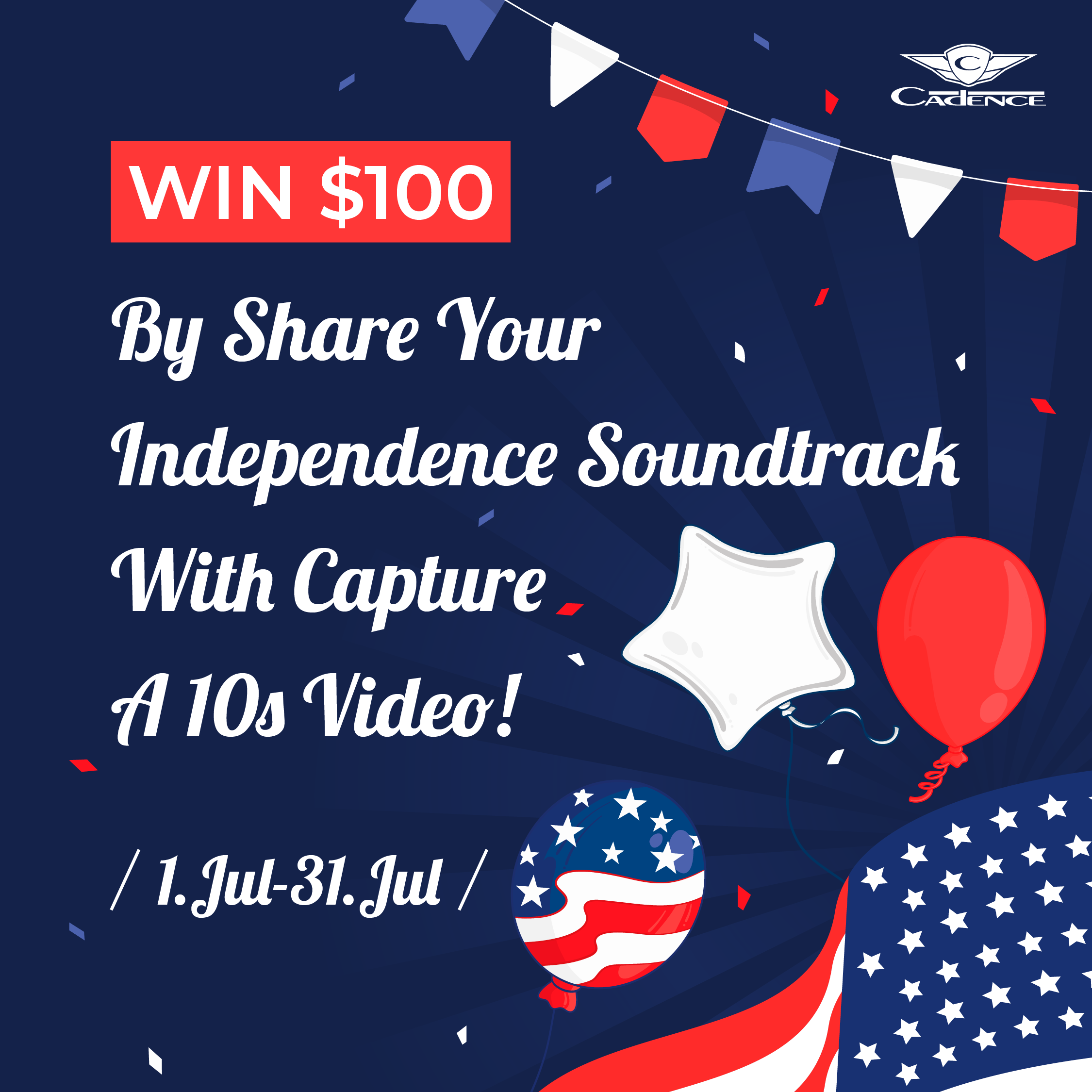 Share Your Independence Soundtrack and Win $100!