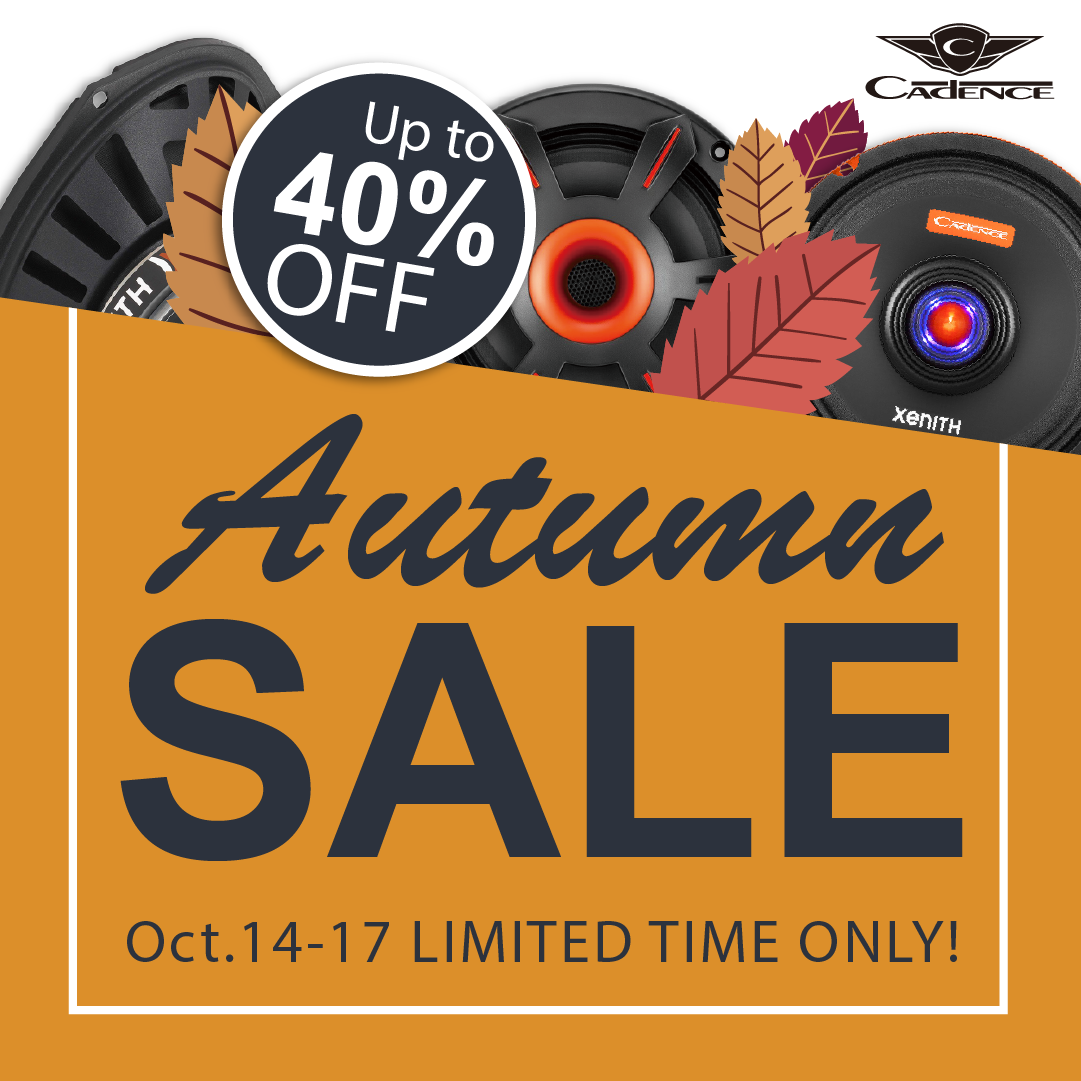 Autumn sale up to 40% off