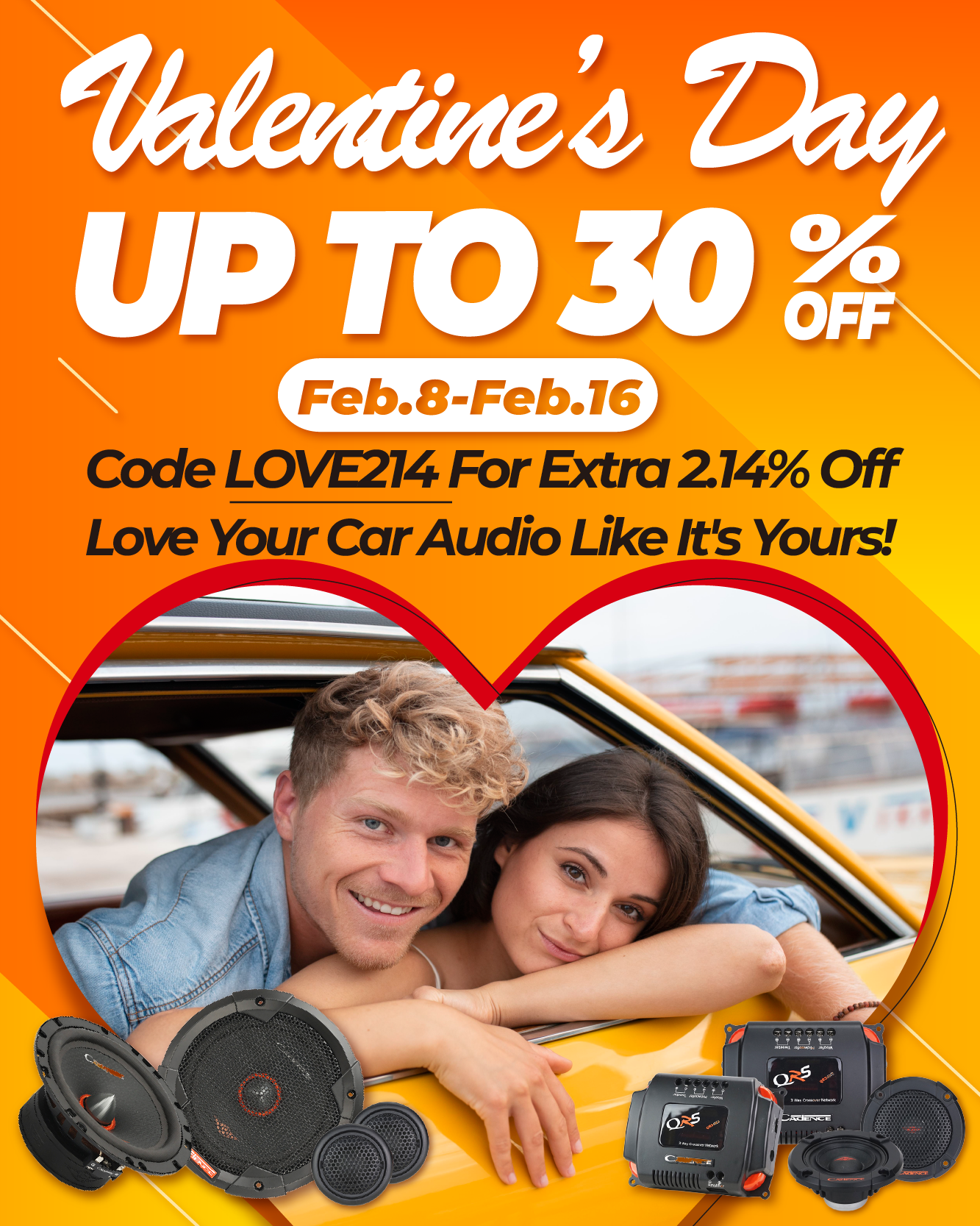 Valentine's Day up to 30% off